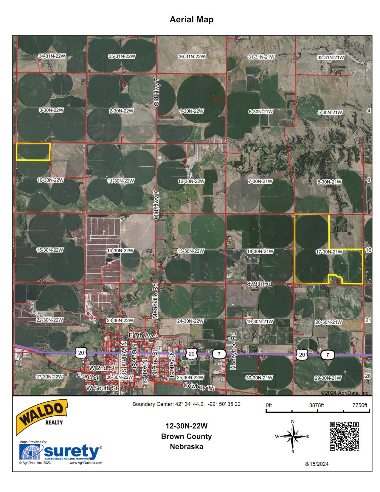 Live auction - Brown/Holt/Rock County, Nebraska
