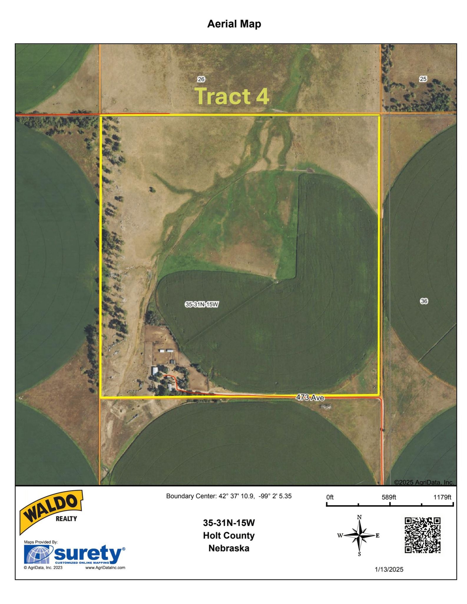 Holt County, Nebraska Irrigated Farms and Pasture Auction