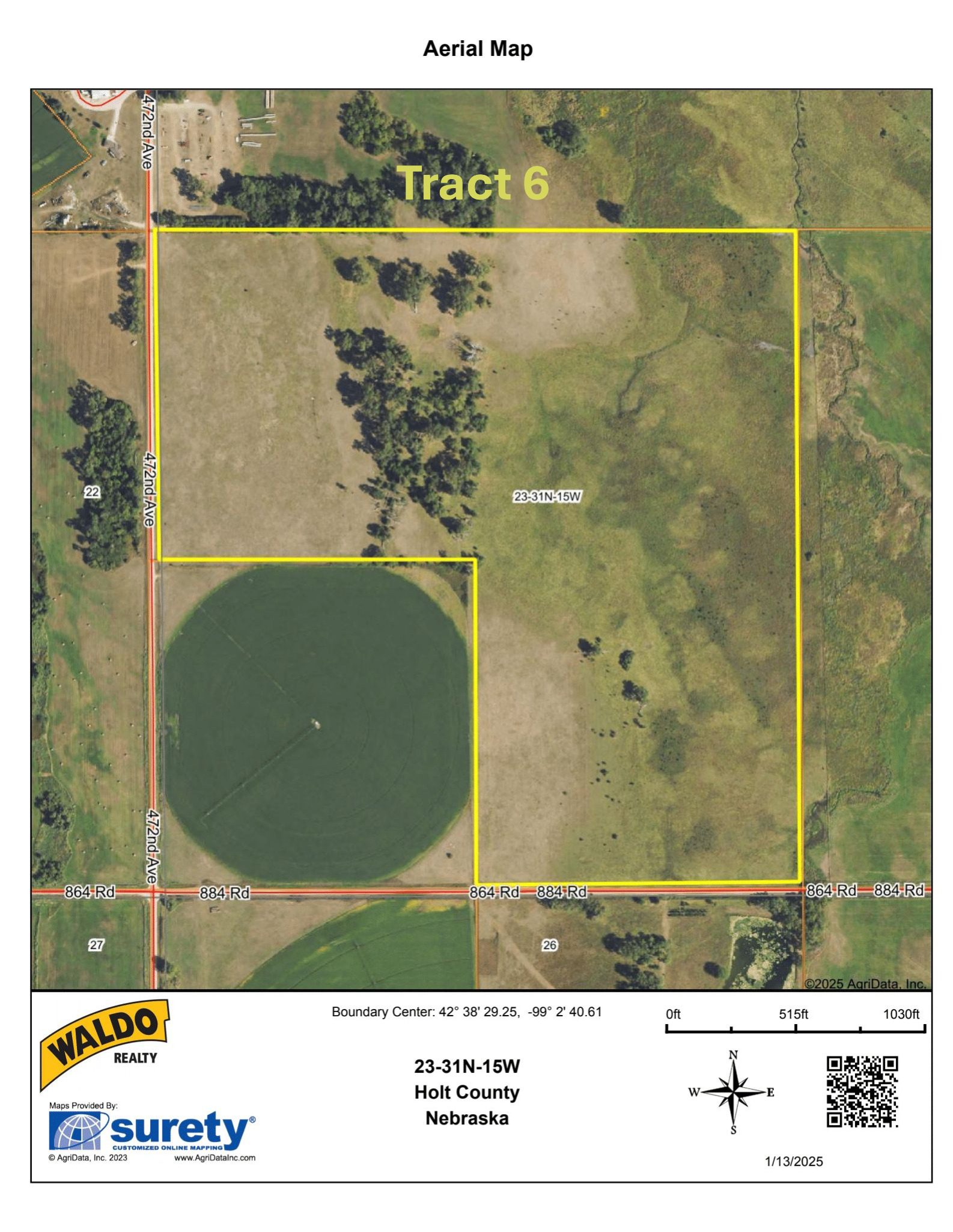 Holt County, Nebraska Irrigated Farms and Pasture Auction