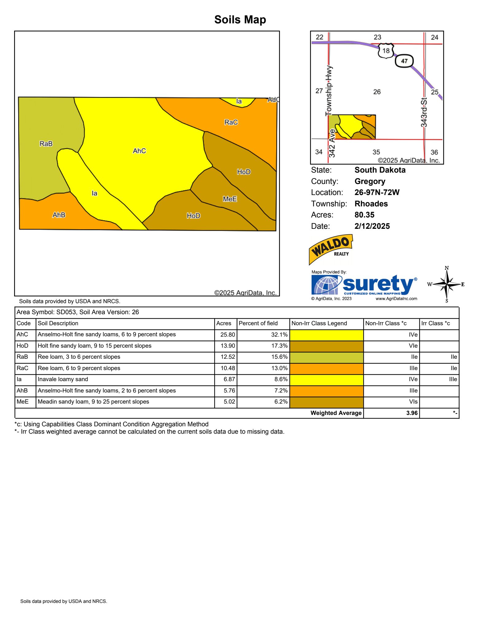 Gregory County, South Dakota Pasture & Ranching Headquarters Auction