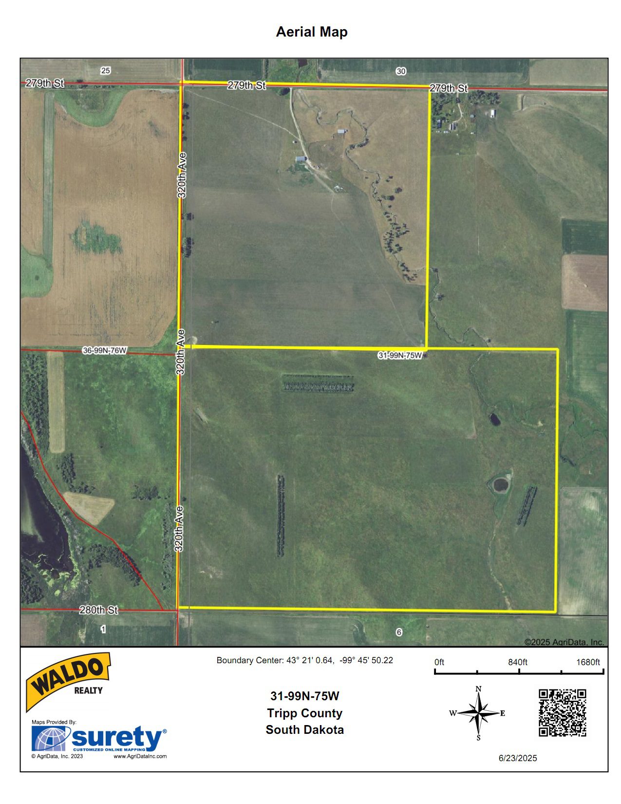 Tripp County, South Dakota Pasture/Headquarters Site Auction