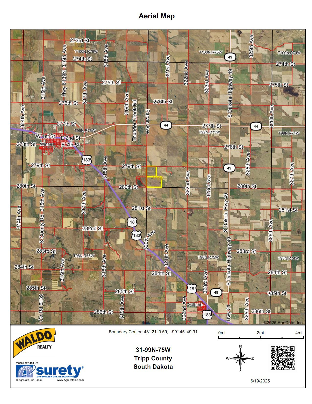 Tripp County, South Dakota Pasture/Headquarters Site Auction
