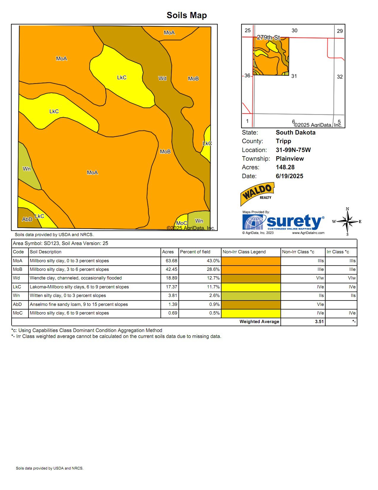 Tripp County, South Dakota Pasture/Headquarters Site Auction