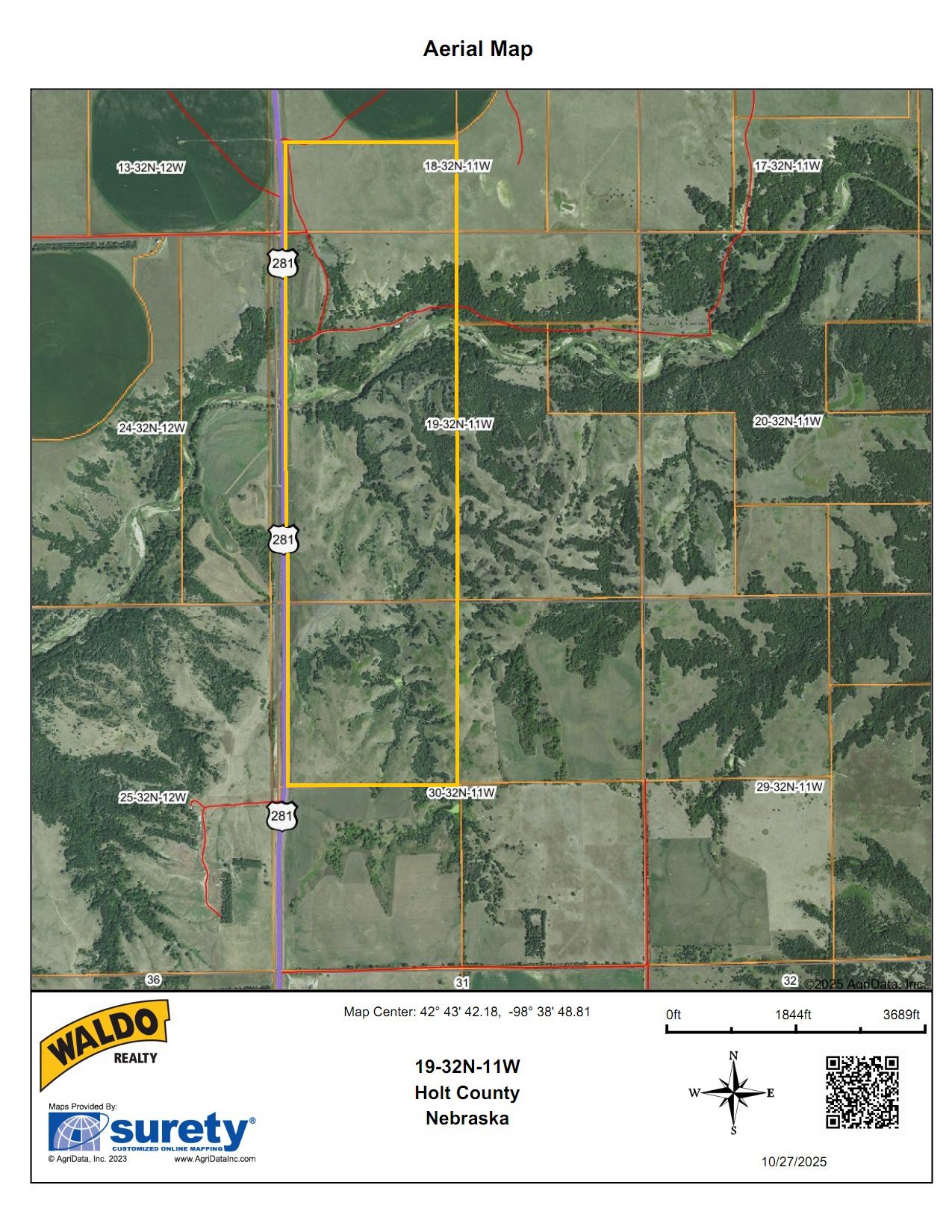 Nebraska Eagle Creek Recreational Ranch for Sale