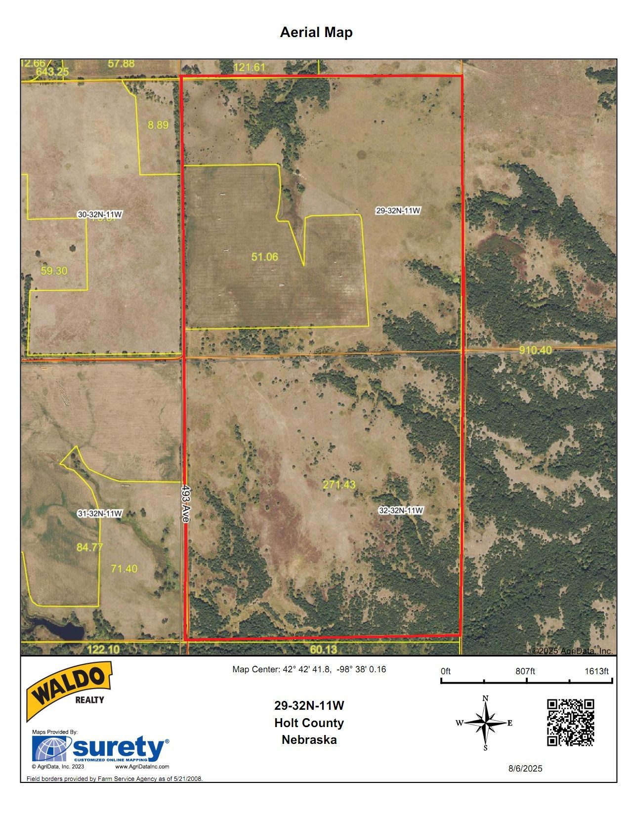 Holt County, Nebraska Recreational Pasture Property for Sale