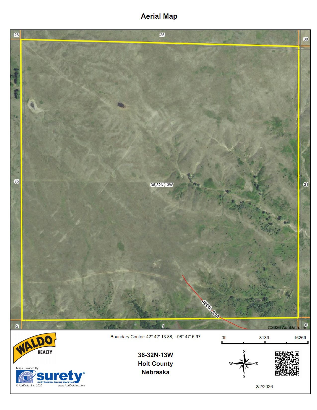 Holt County, Nebraska Pasture For Sale