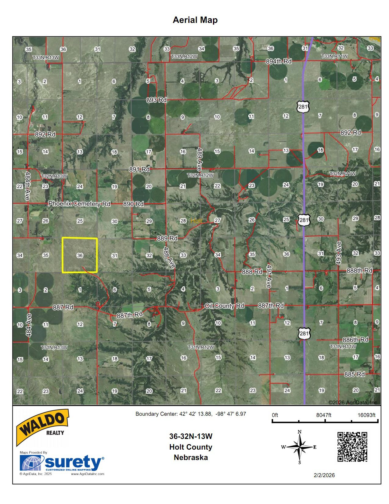 Holt County, Nebraska Pasture For Sale