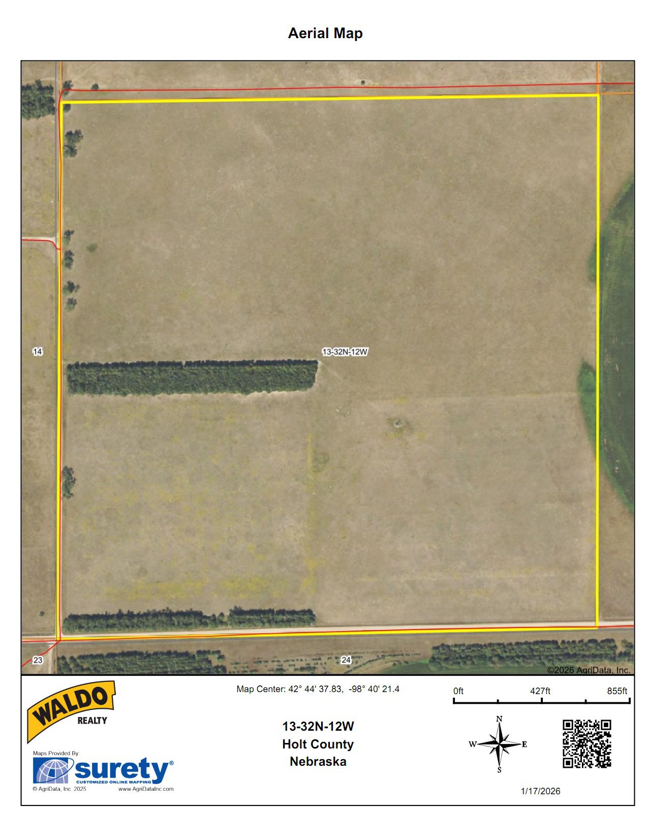 Holt County, Nebraska Pasture for Sale