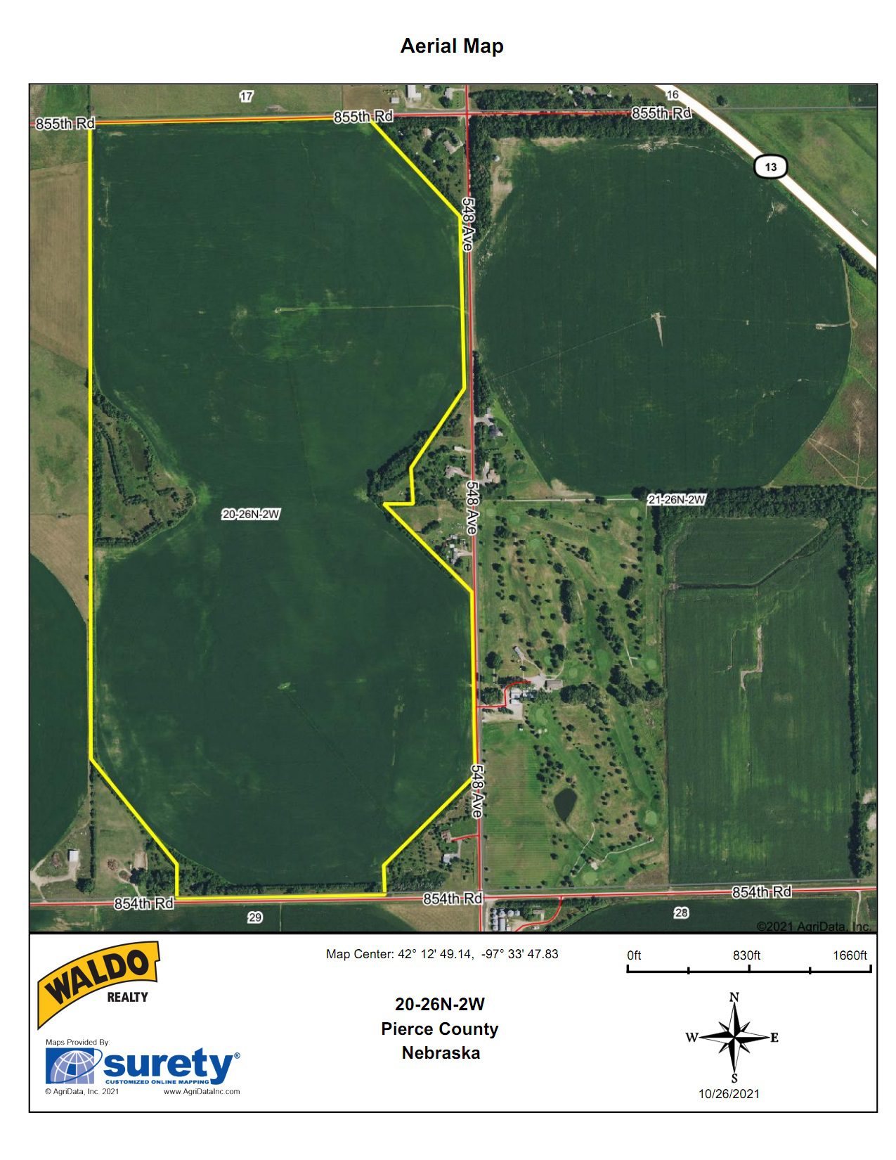 Pierce County, Nebraska Irrigated Farms for Sale