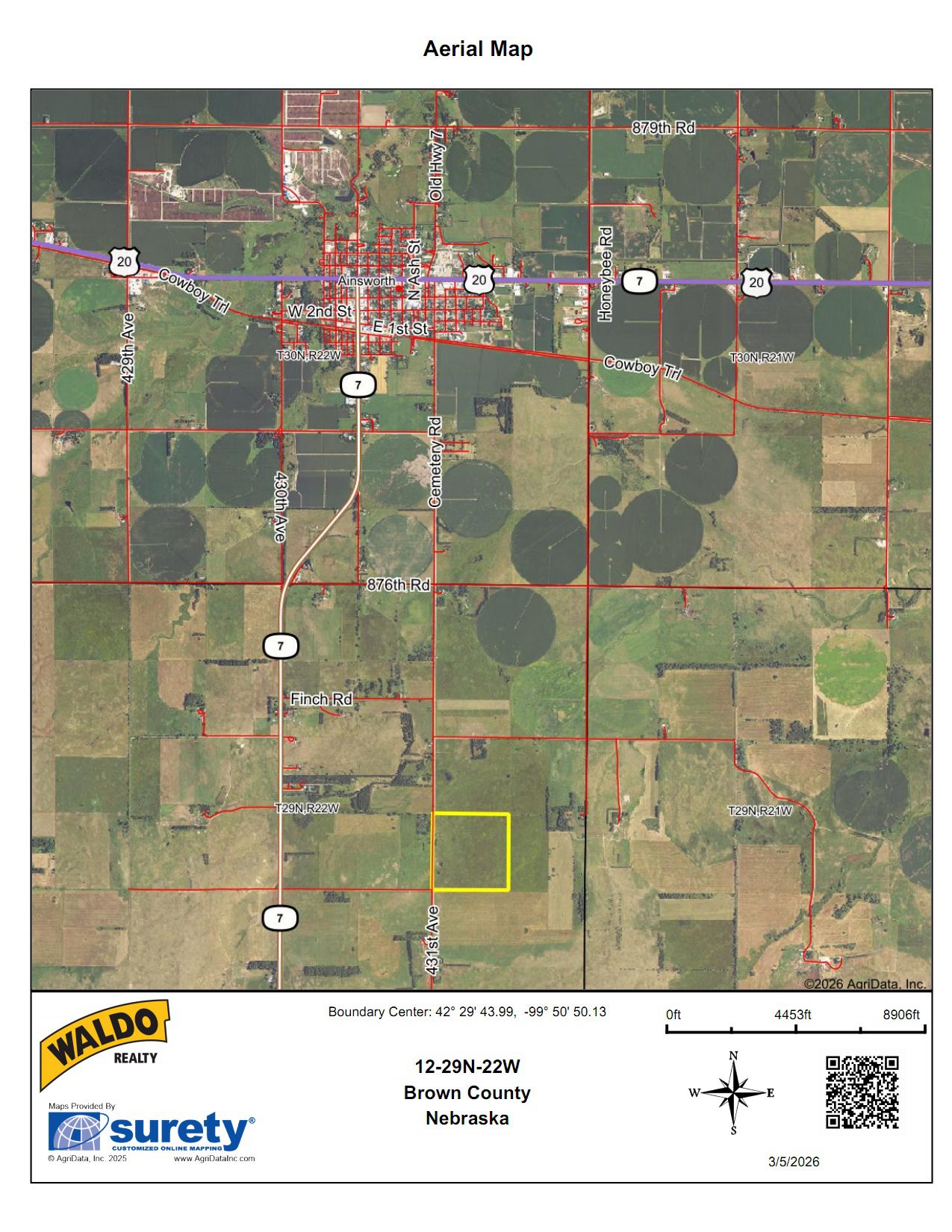 Brown County Sub-Irrigated Meadow For Sale