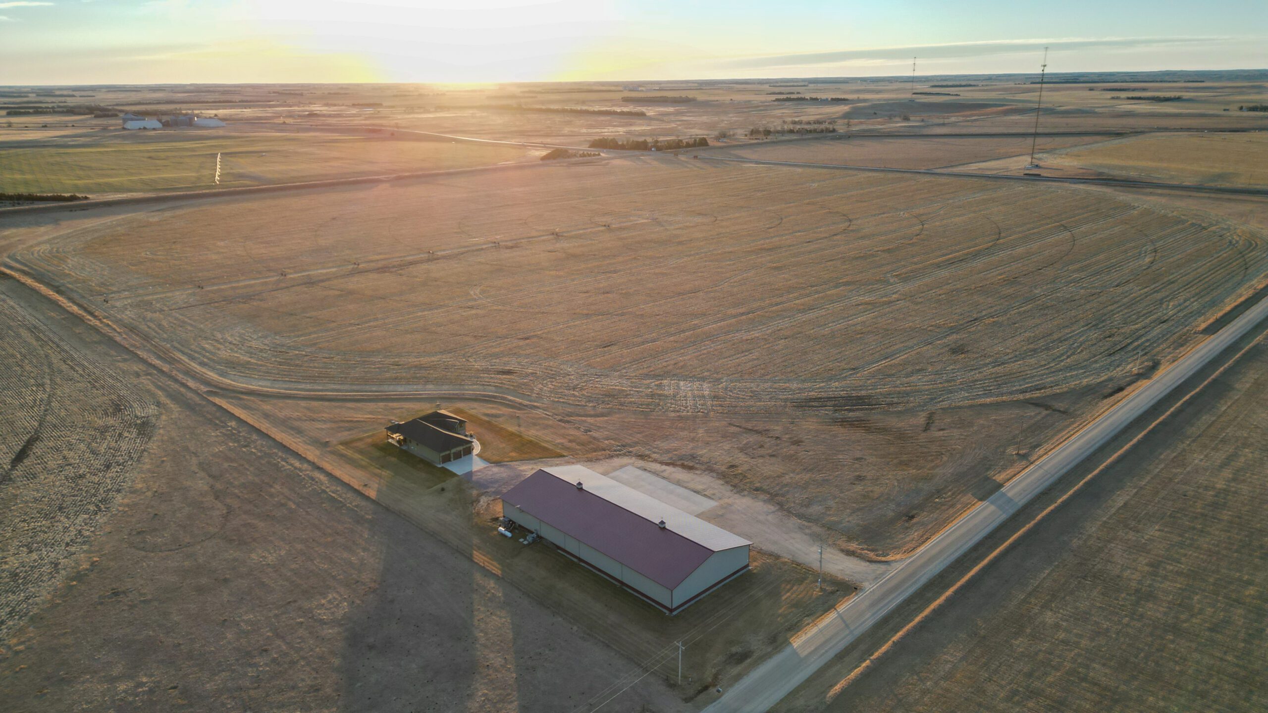 Brown County Irrigated Quarter with Home & Shop For Sale