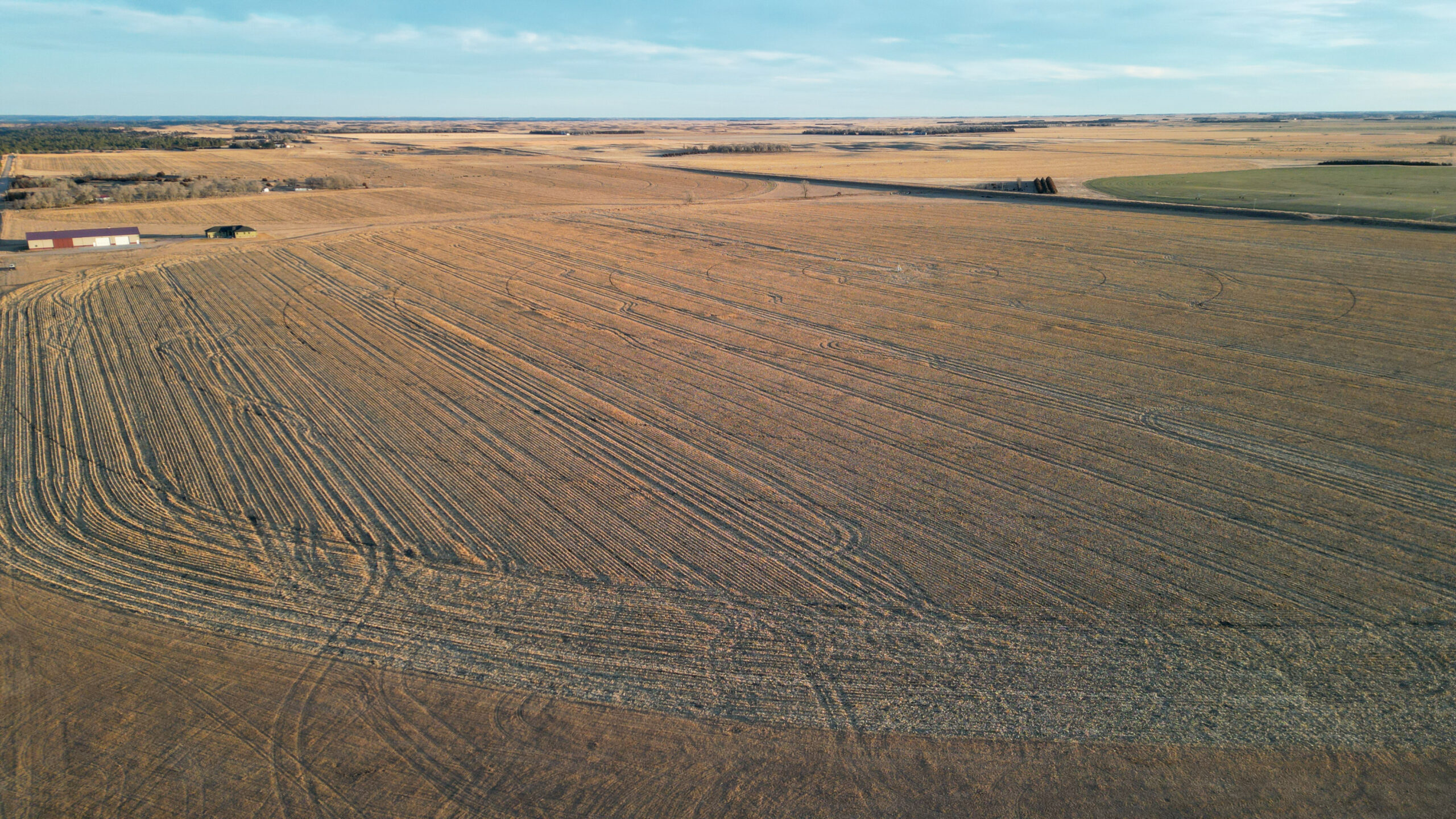 Brown County Irrigated Quarter with Home & Shop For Sale