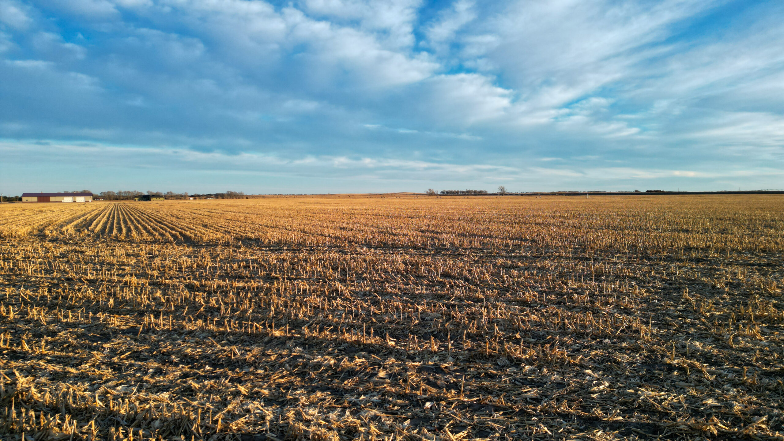 Brown County Irrigated Quarter with Home & Shop For Sale