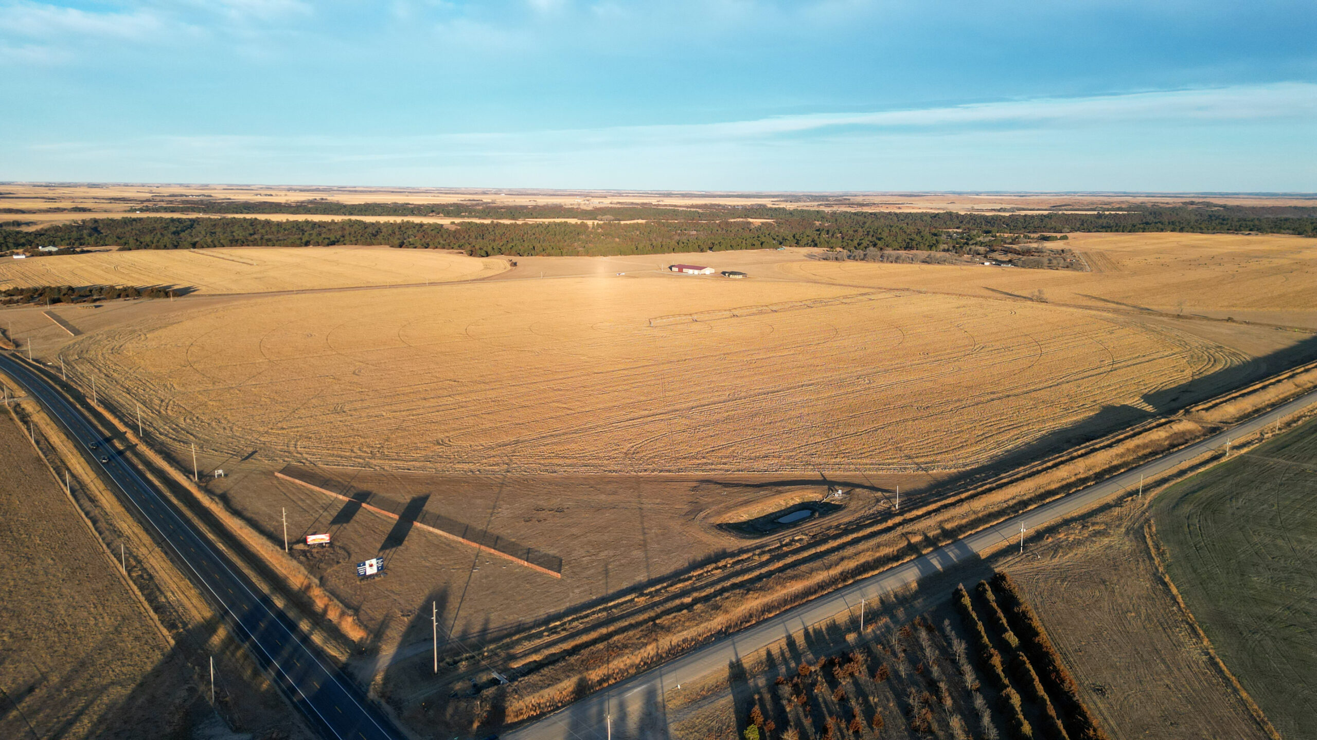 Brown County Irrigated Quarter with Home & Shop For Sale