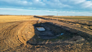 Brown County Irrigated Quarter with Home & Shop For Sale