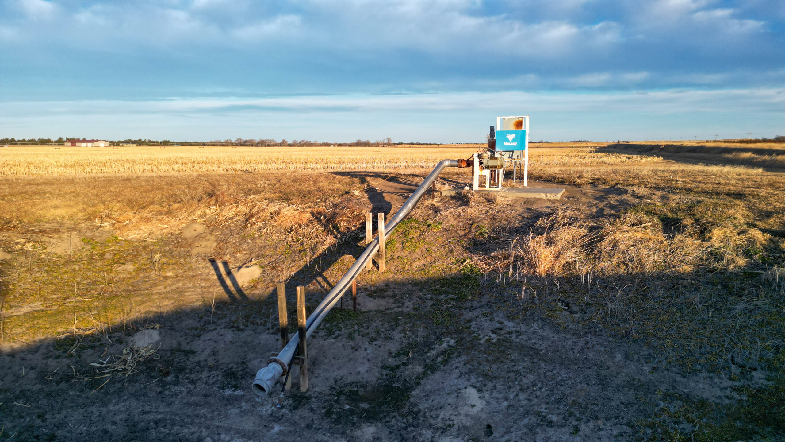 Brown County Irrigated Quarter with Home & Shop For Sale