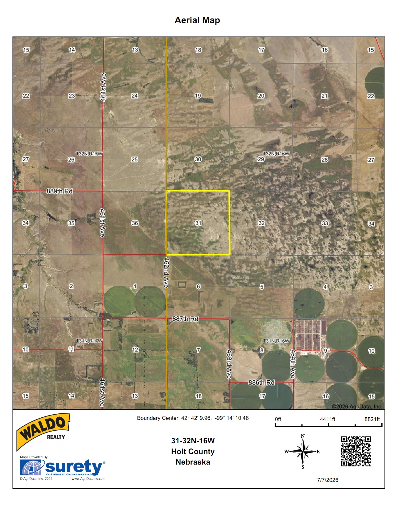 Holt County, Nebraska Pasture For Sale