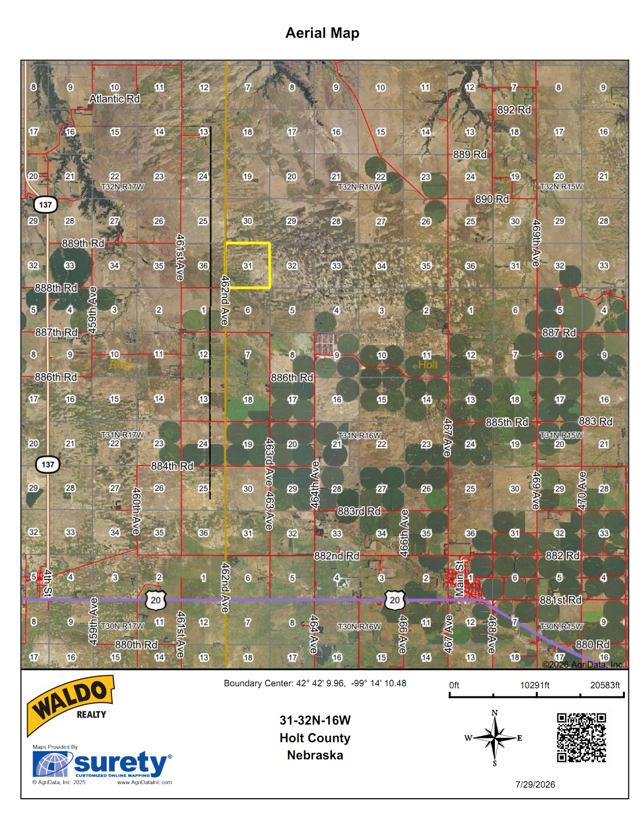 Holt County, Nebraska Pasture For Sale